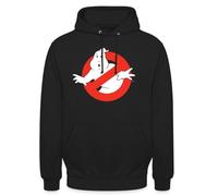 Spreadshirt Ghostbusters Logo Unisex Hoodie Black