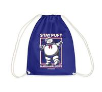 Spreadshirt Ghostbusters Stay Puft Marshmallow Man Drawstring Bag, One Size, royal blue