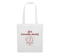 Spreadshirt Gilmore Girls Al’s Pancake World Design Tote Bag, One Size, white