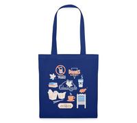 Spreadshirt Gilmore Girls Essentials Pastel Collage Tote Bag, One Size, royal blue