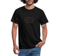 Spreadshirt Go Away I Will Replace You with Shell Script Men's T-Shirt, XXL, Black