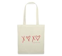 Spreadshirt Gossip Girl With Hearts Handwriting Tote Bag, One Size, nature