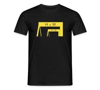 Spreadshirt Harland & Wolff Inspiration Men's T-Shirt, M, Black