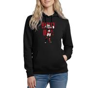 Spreadshirt Harley Quinn Hammer Women's Hoodie Black