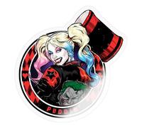 Spreadshirt Harley Quinn Puddin' Sticker, 10 x 10 cm, Transparent Glossy