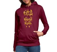 Spreadshirt Harry Potter Accepted to Hogwarts Women's Hoodie, L, bordeaux