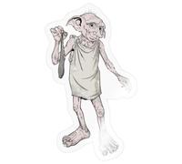 Spreadshirt Harry Potter Dobby's Gift Sticker Size S (10 x 10 cm), 10 x 10 cm, Transparent Glossy