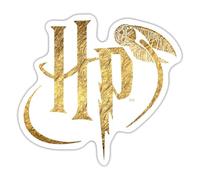 Spreadshirt Harry Potter Golden Snitch Logo Sticker, 10 x 10 cm, White Matte