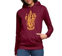 Spreadshirt Harry Potter Gryffindor Lion Emblem Women's Hoodie, S, Bordeaux