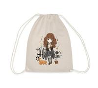 Spreadshirt Harry Potter Hermione Granger Drawstring Bag, One Size, nature