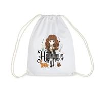 Spreadshirt Harry Potter Hermione Granger Drawstring Bag, One Size, white