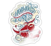 Spreadshirt Harry Potter Hogwarts Express Sticker Size S (10 x 10 cm), 10 x 10 cm, White Glossy