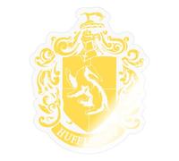 Spreadshirt Harry Potter Hufflepuff Badger Coat of Arms Sticker, 10 x 10 cm, Transparent Glossy