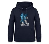 Spreadshirt Harry Potter Ravenclaw Monochrome Women's Hoodie, M, navy