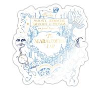 Spreadshirt Harry Potter The Marauder's Map Sticker, 10 x 10 cm, White Glossy