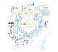 Spreadshirt Harry Potter The Marauder's Map Sticker Size S (10 x 10 cm), 10 x 10 cm, Transparent Glossy