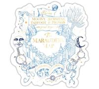 Spreadshirt Harry Potter The Marauder's Map Sticker Size S (10 x 10 cm), 10 x 10 cm, White Matte