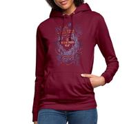 Spreadshirt Harry Potter The Marauder's Map Women's Hoodie, XXL, bordeaux