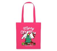Spreadshirt Hello Kitty And Cinnamoroll Christmas Design Tote Bag, One Size, azalea