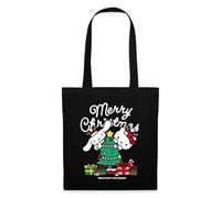Spreadshirt Hello Kitty And Cinnamoroll Christmas Design Tote Bag, One Size, black