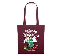 Spreadshirt Hello Kitty And Cinnamoroll Christmas Design Tote Bag, One Size, burgundy