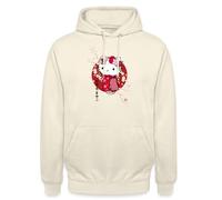Spreadshirt Hello Kitty Kimono And Cherry Blossoms Unisex Hoodie Vanilla