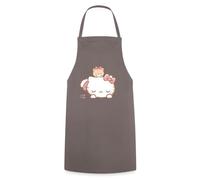 Spreadshirt Hello Kitty With Teddy On Her Back Apron, One Size, grey