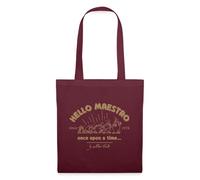 Spreadshirt Hello Maestro Development Once Upon A Time Tote Bag, One Size, Burgundy