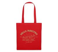 Spreadshirt Hello Maestro Development Once Upon A Time Tote Bag, One Size, red