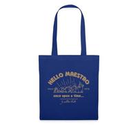 Spreadshirt Hello Maestro Development Once Upon A Time Tote Bag, One Size, Royal Blue
