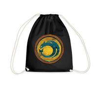 Spreadshirt How To Train Your Dragon Shield with Logo Drawstring Bag, One Size, black