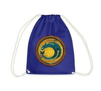 Spreadshirt How To Train Your Dragon Shield with Logo Drawstring Bag, One Size, royal blue