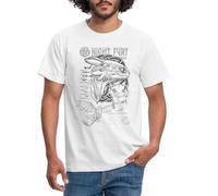 Spreadshirt How to Train Your Dragon Toothless Night Fury Men's T-Shirt, XL, White