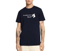 Spreadshirt I'd Rather Be On Islay Men’s Premium T-Shirt Navy