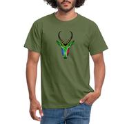 Spreadshirt Introducing The South African Pride Men's T-Shirt, 3XL, Military Green