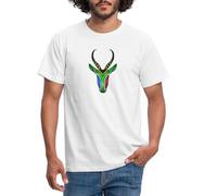 Spreadshirt Introducing The South African Pride Men's T-Shirt, M, White