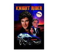 Spreadshirt Knight Rider Cinematic Poster Poster 8" x 12" (20x30 cm), One Size, white