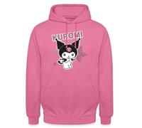 Spreadshirt Kuromi In Leo Style Unisex Hoodie Pink