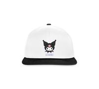 Spreadshirt Kuromi Portrait with Lettering Snapback Cap White/Black