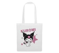 Spreadshirt Kuromi With Lettering And Stars In Leo Style Tote Bag, One Size, white