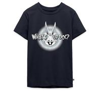 Spreadshirt Looney Tunes Bugs Bunny What's Up Doc Teenager Premium Organic T-Shirt, 146/152 (10 Years), Navy