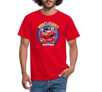 Spreadshirt Looney Tunes Cartoons Men's T-Shirt, S, red