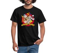 Spreadshirt Looney Tunes Group Men's T-Shirt, S, Black