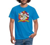 Spreadshirt Looney Tunes Group Men's T-Shirt, XXL, Royal Blue