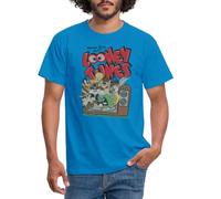 Spreadshirt Looney Tunes Group TV Men's T-Shirt, L, Royal Blue