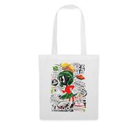 Spreadshirt Looney Tunes Marvin The Martian Tote Bag, One Size, White
