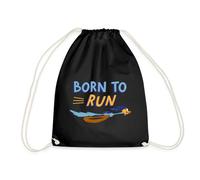Spreadshirt Looney Tunes Road Runner Born To Run Drawstring Bag