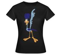 Spreadshirt Looney Tunes Road Runner Vintage Women's T-Shirt, S, Black