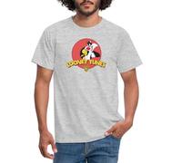 Spreadshirt Looney Tunes Sylvester and Tweety Men's T-Shirt, L, Heather Grey