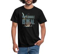Spreadshirt Looney Tunes The Struggle is Real Men's T-Shirt, M, Black